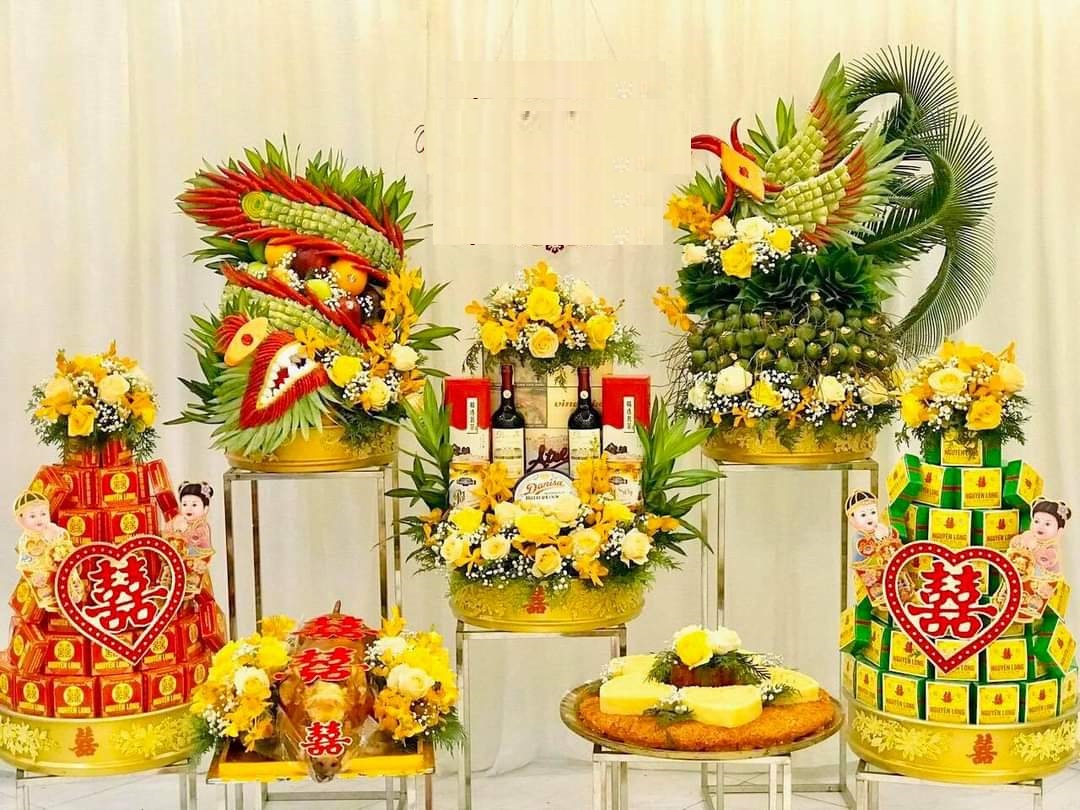 Lễ ăn hỏi 7 tráp rồng phượng