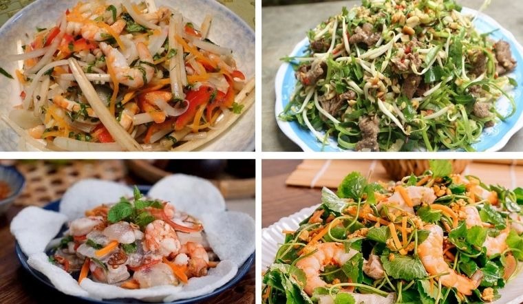 Các món ăn trong thực đơn đám cưới miền Tây