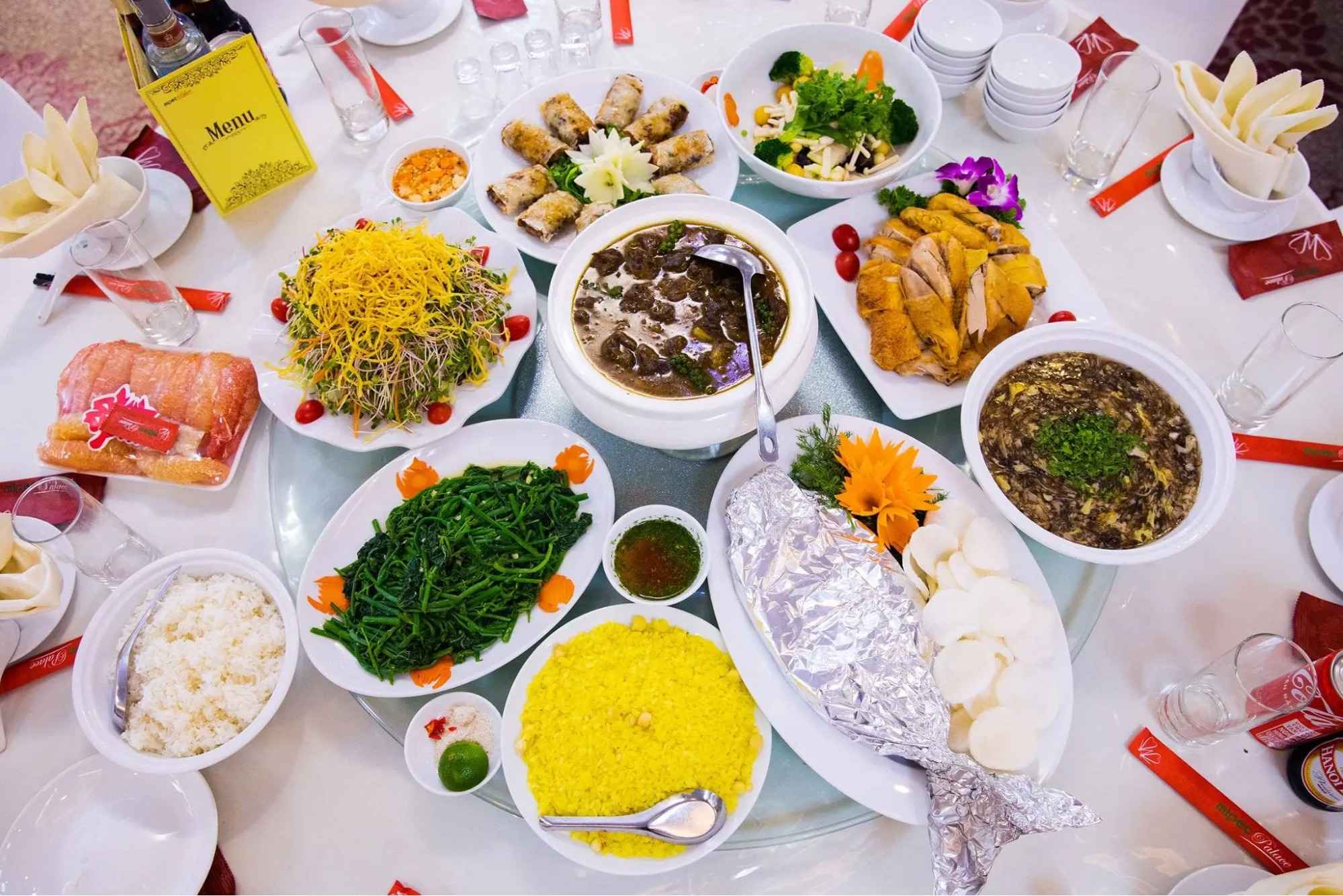 Thực đơn đám cưới miền Bắc dễ làm