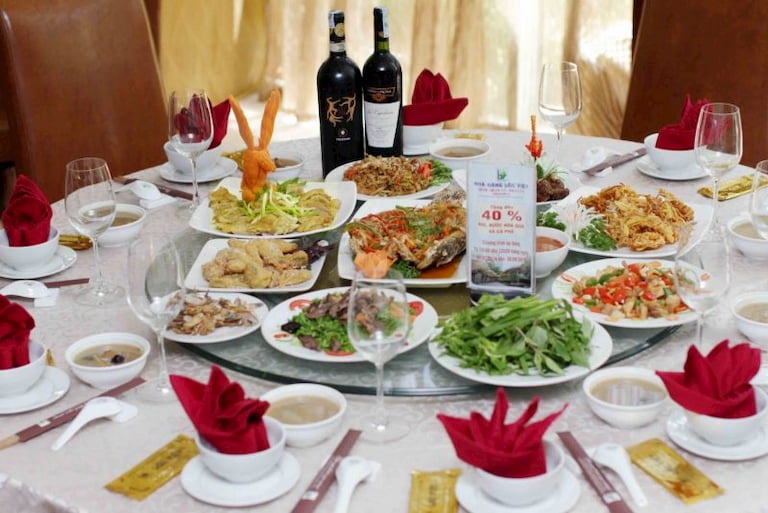 Thực đơn đám cưới miền Nam chuẩn vị