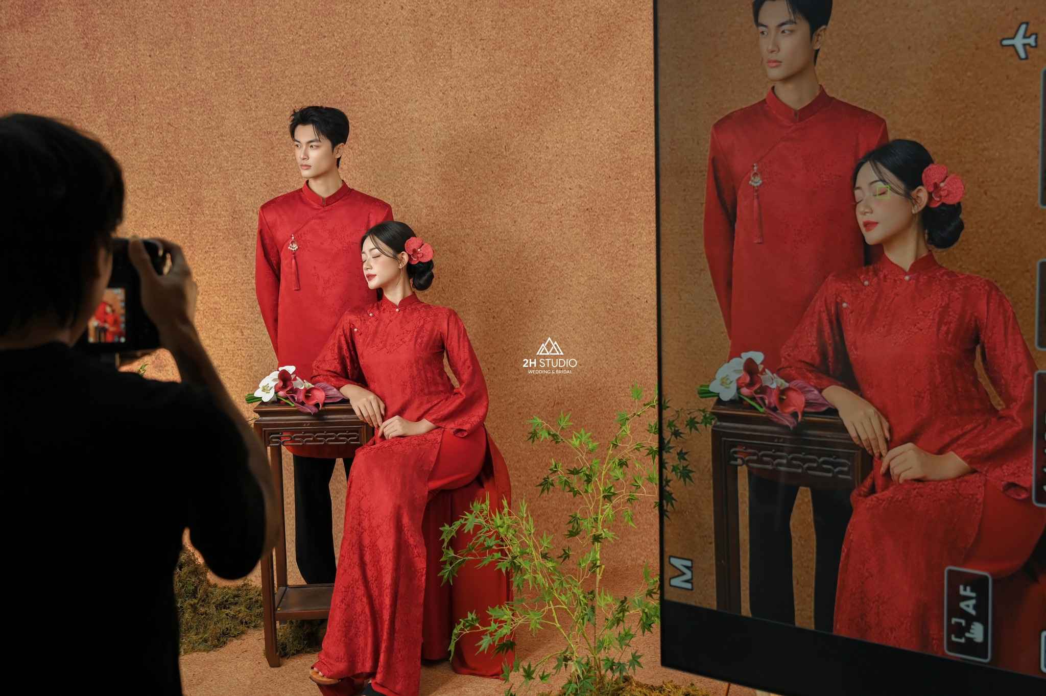 Áo dài độc quyền Mary Kim tại 2H STUDIO