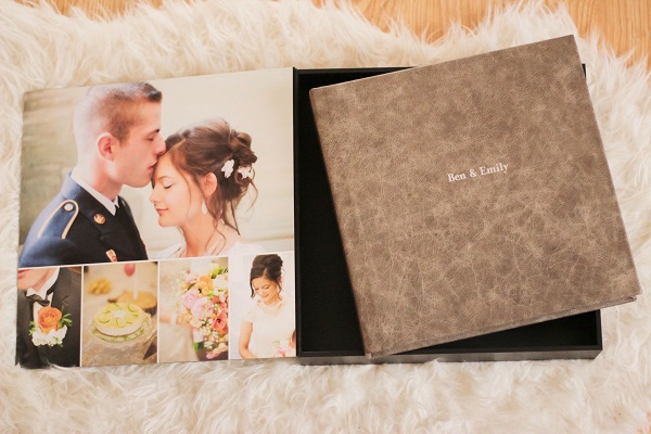 Chất liệu ảnh cưới da sang trọng