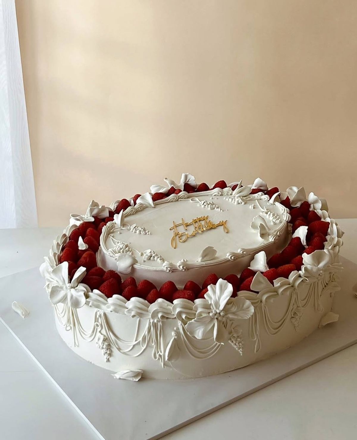 Mẫu bánh cưới 1 tầng đẹp
