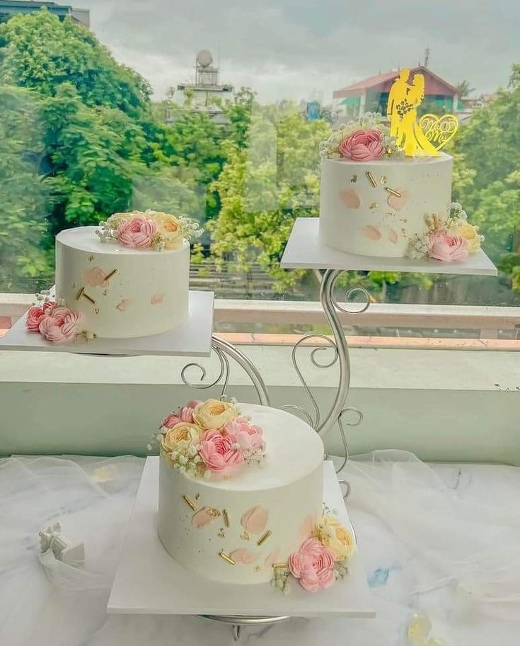 Mẫu bánh cưới 3 tầng đẹp