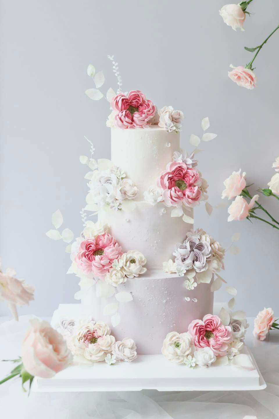 Mẫu bánh cưới 3 tầng đẹp