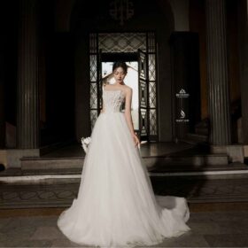 Xưởng may váy cưới theo yêu cầu Mary Kim