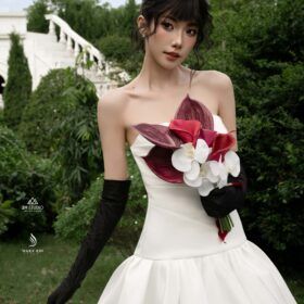 Váy cưới hạ eo là gì?