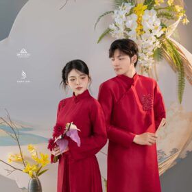 8 bí quyết chọn áo dài cưới cho cô dâu gầy giúp tôn dáng hoàn hảo