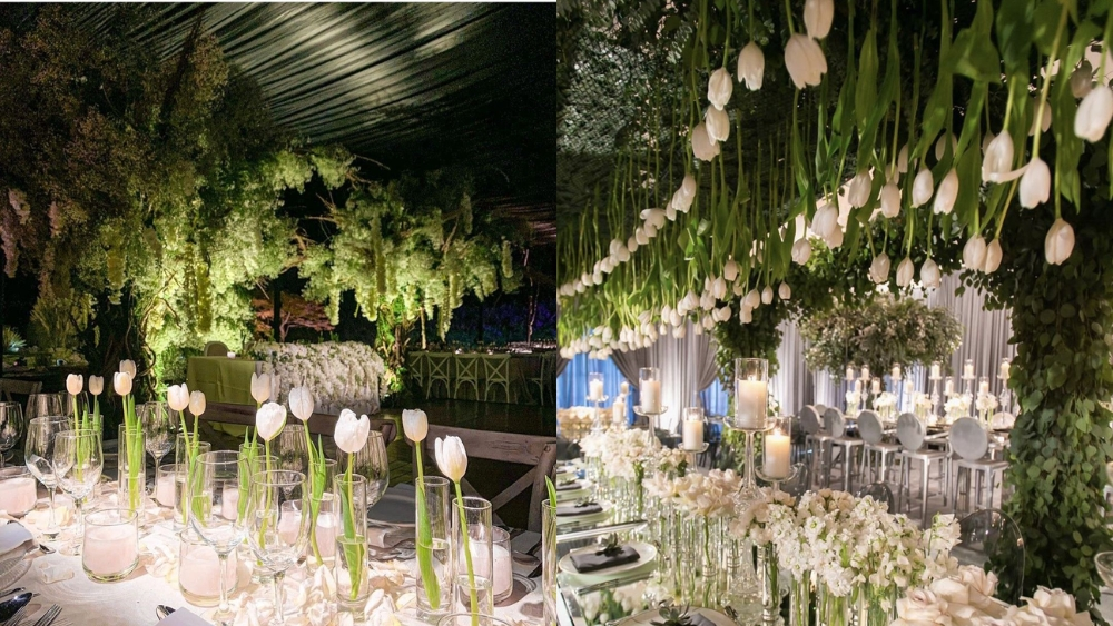 Hoa tulip trang trí đám cưới