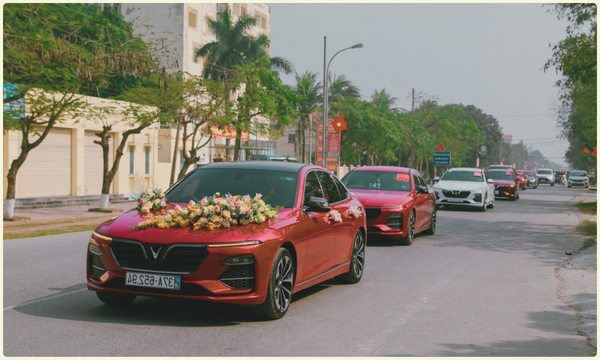 Đoàn xe rước dâu