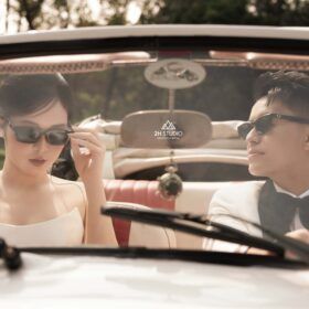 kiểu tóc cô dâu ngắn ngang vai