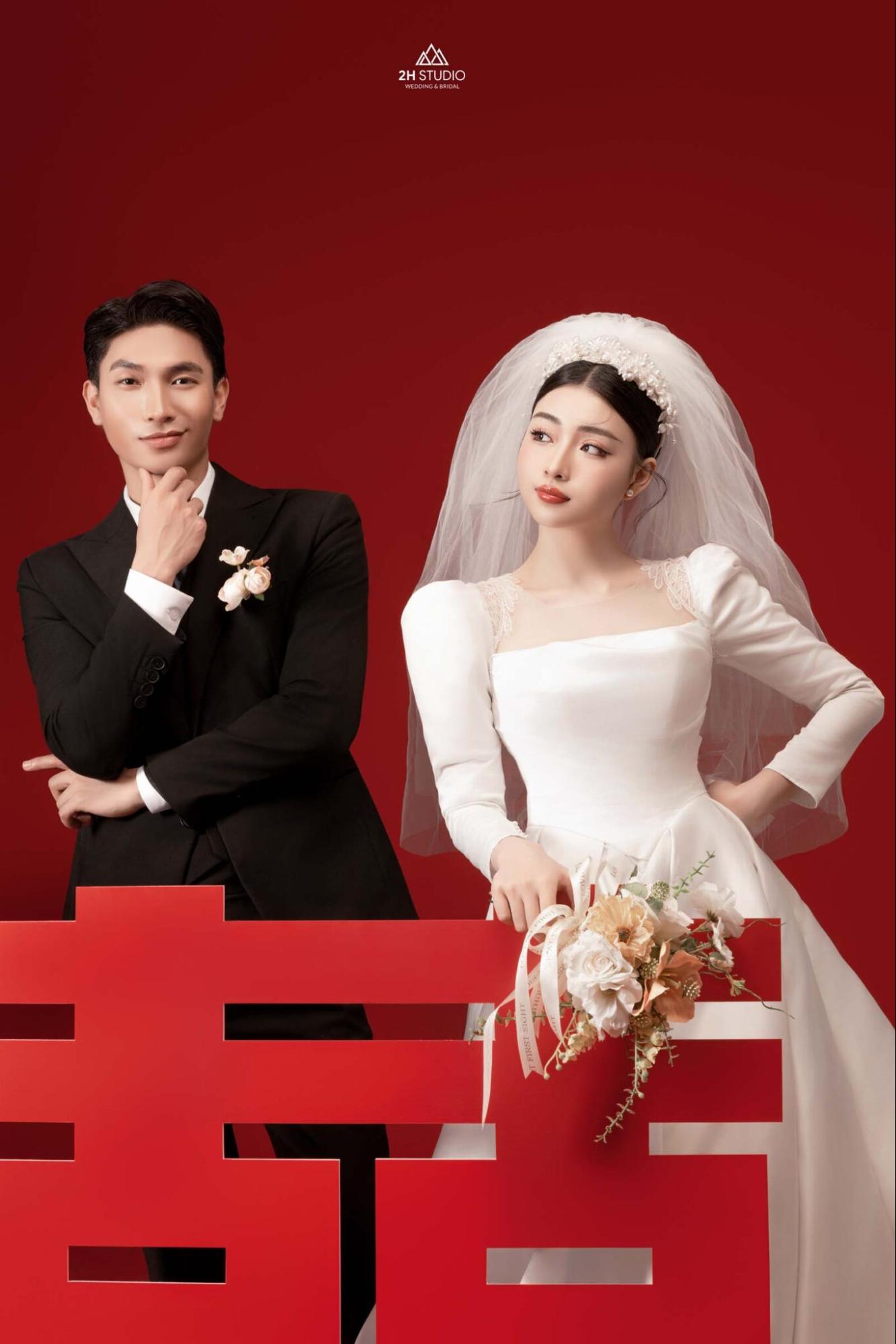 Concept phông nền chữ Hỷ cỡ lớn