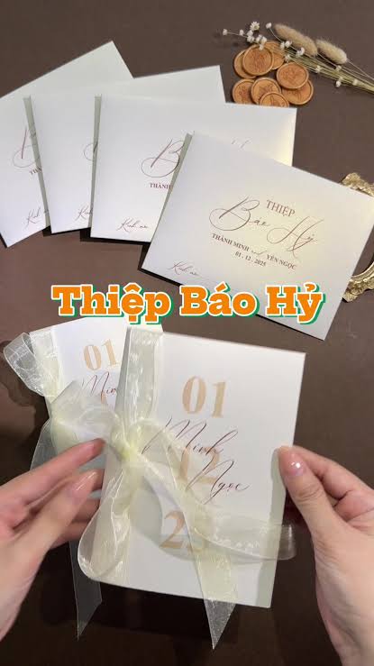 Cách ghi thiệp báo hỷ đúng chuẩn