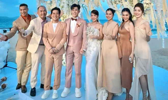 Dress code đám cưới màu Pastel