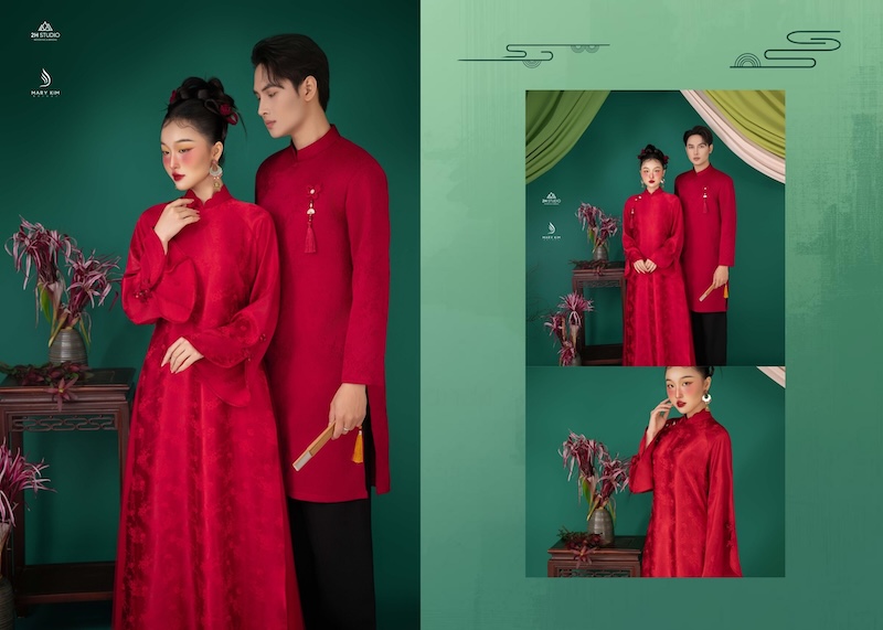 áo dài cưới cho người thấp