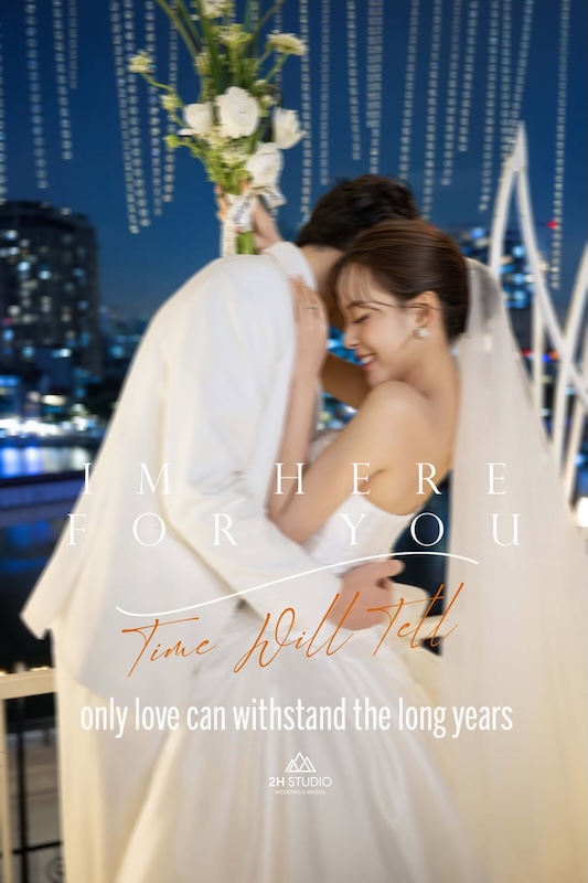 concept cưới buổi tối