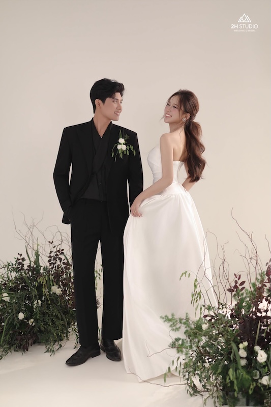 chọn concept cưới theo gam màu