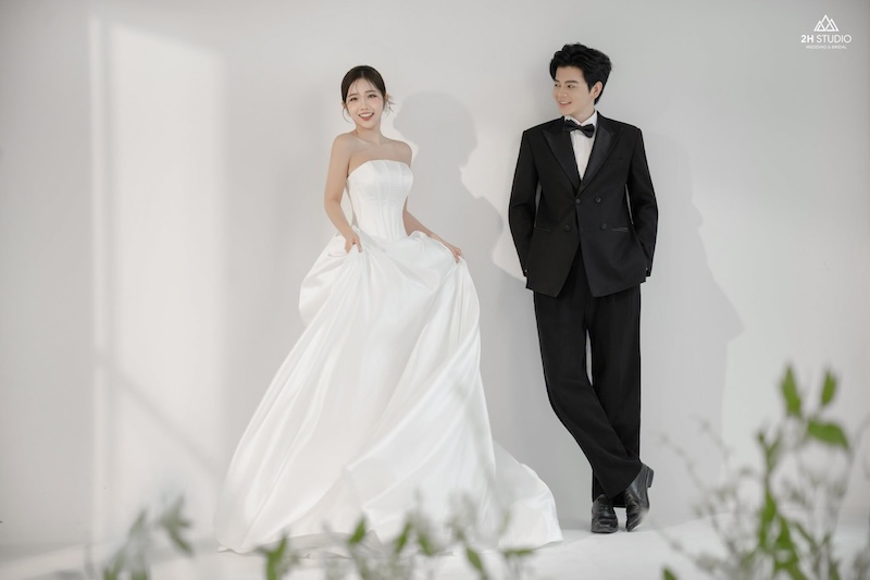 chọn concept cưới theo gam màu